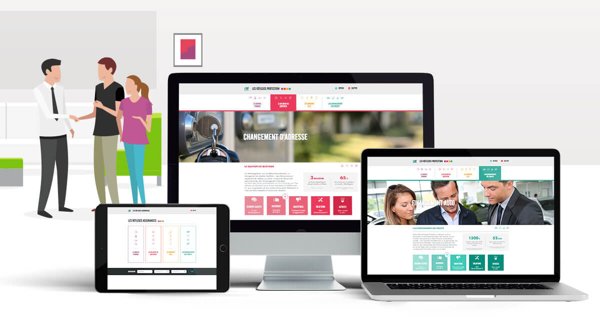 Design and development of Crédit Agricole Group's Insurance tool