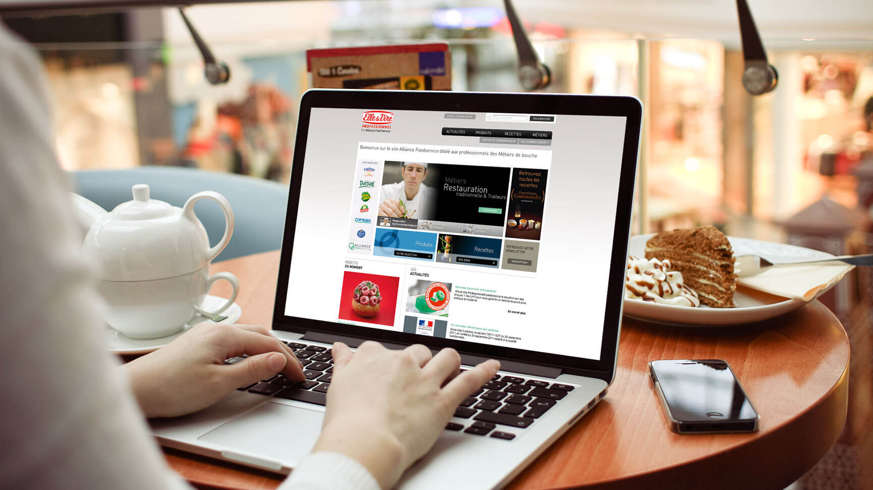 Professional website support for culinary creativity