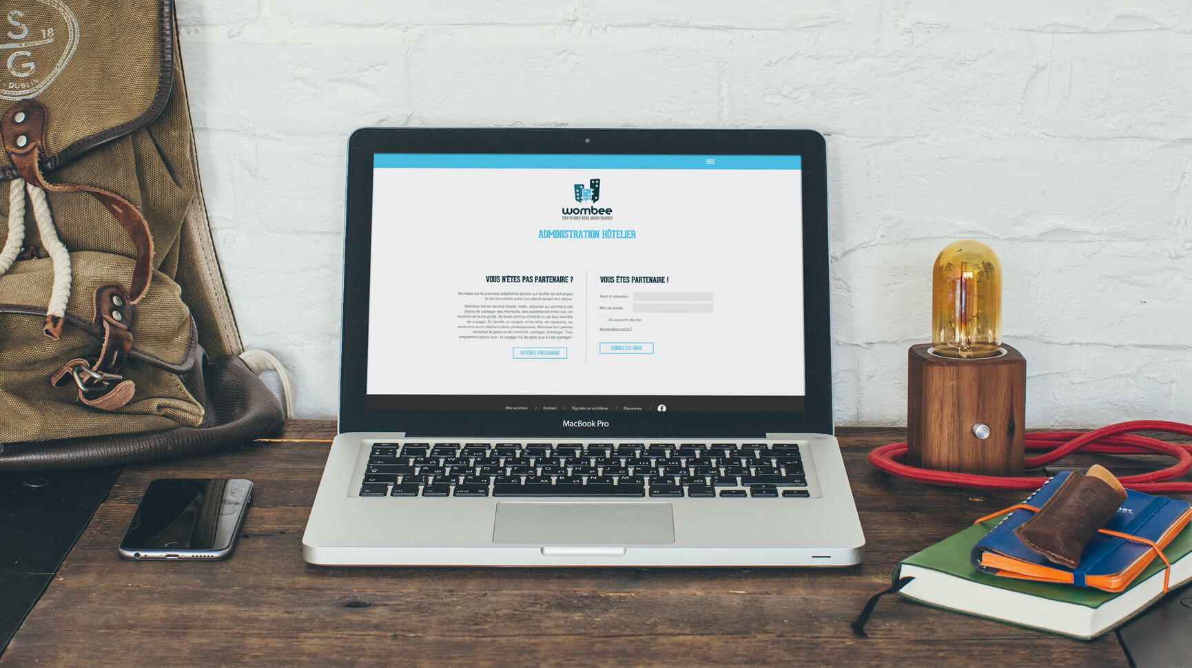 Platform to create contacts between hotel clients