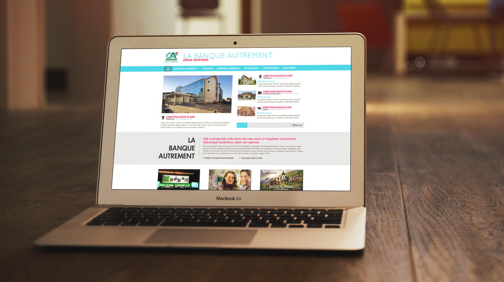 Specific identity for the digital ecosystem of Crédit Agricole Normandie